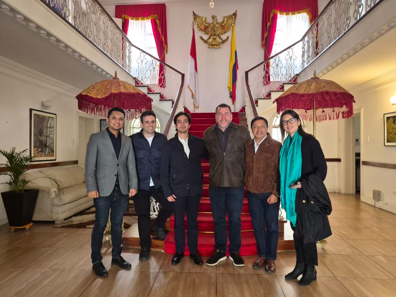 Delegación de la CCICI en la Embajada de la República de Indonesia en Bogotá