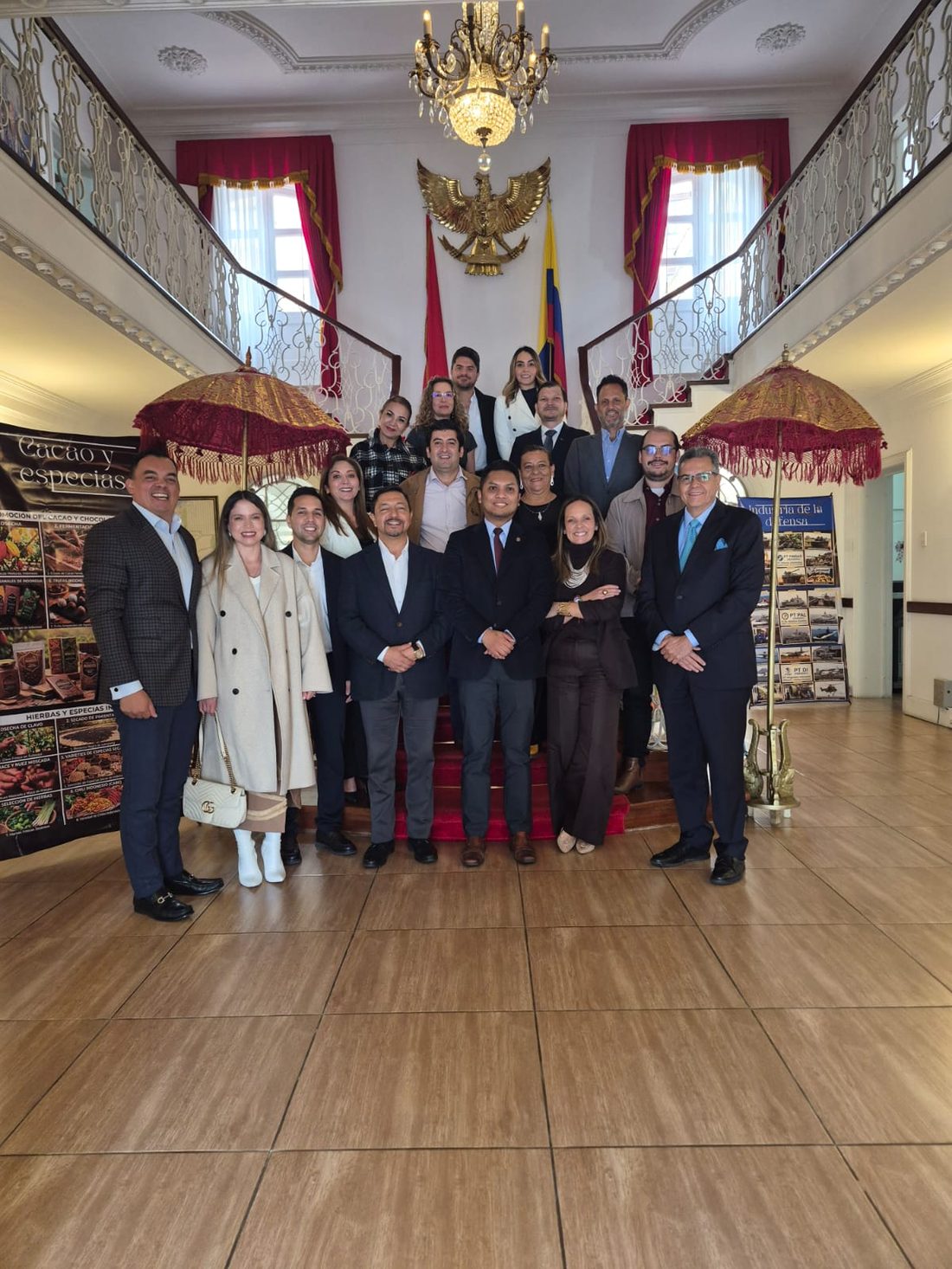 Delegación empresarial de la CCICI en la Embajada de la República de Indonesia en Bogotá