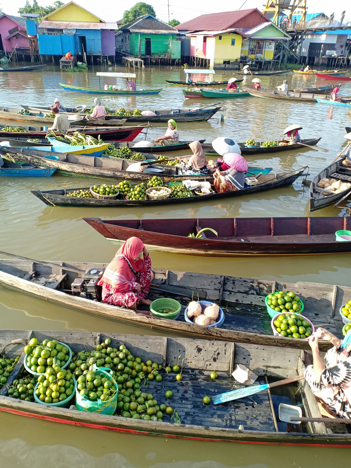 Mercado tradicional indonesio
